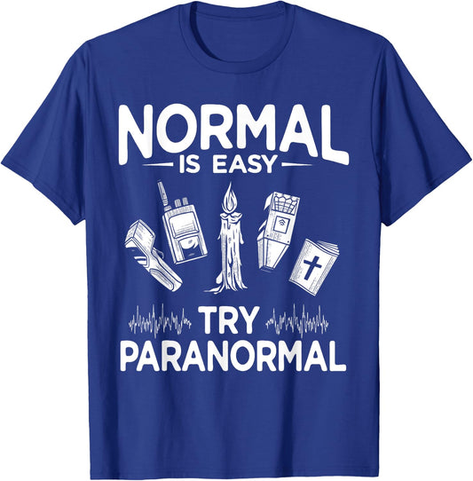 Phasmophobia - Ghost Hunter - Paranormal Investigator T-Shirt - T-Shirt | Royal