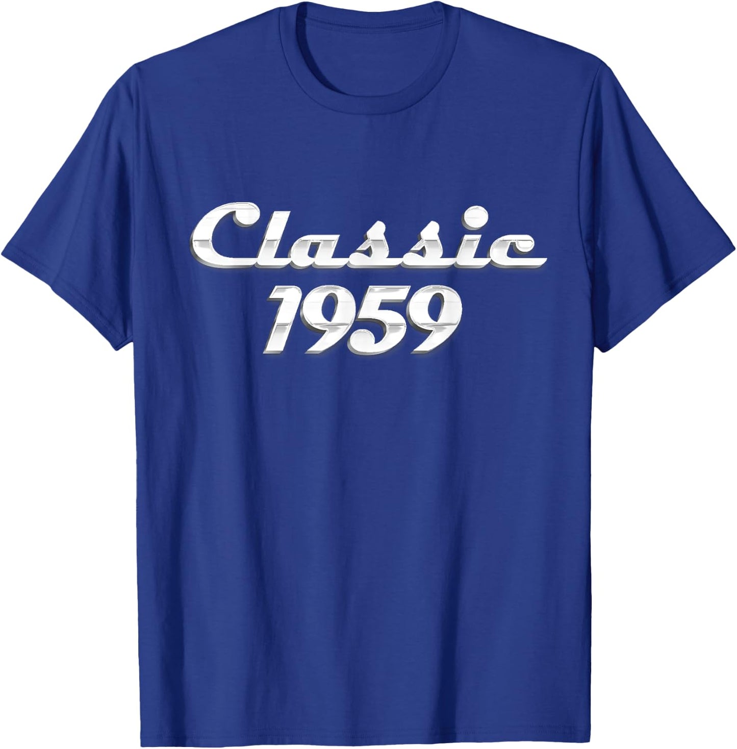 65 Year Old Gift Classic 1959 Vintage Car 65th Birthday T-Shirt - T-Shirt | Royal