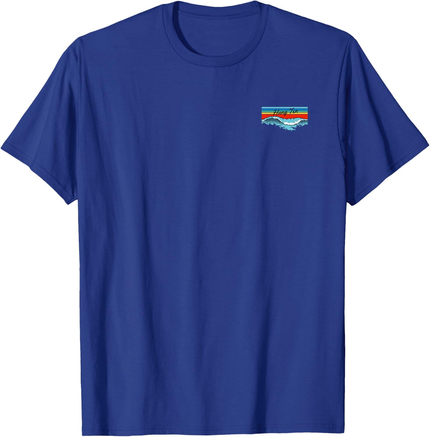 Shortboards Hang Ten The Perfect Wave Surfer Paradise Design T-Shirt - T-Shirt | Royal
