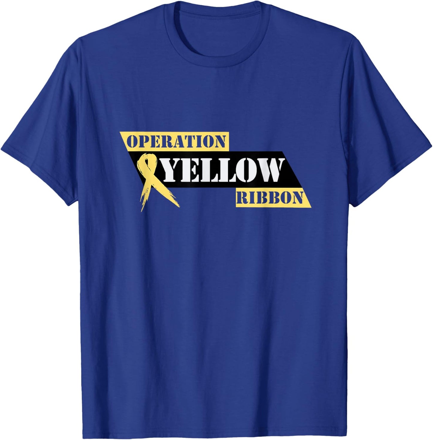 Operation Yellow Ribbon Official Logo New Jersey T-Shirt - T-Shirt | Royal