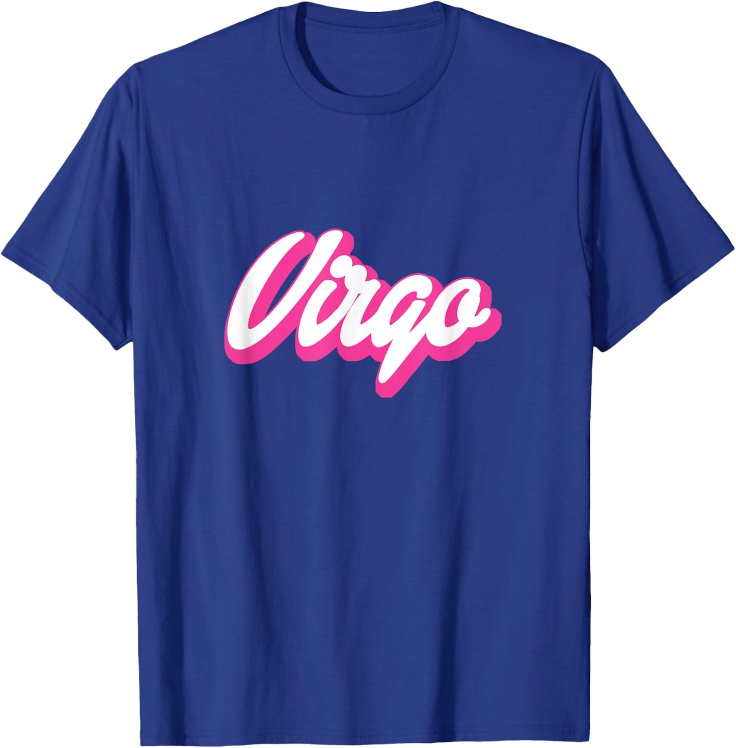 Virgo Zodiac Hot Pink Birthday Sign T-Shirt - T-Shirt | Royal