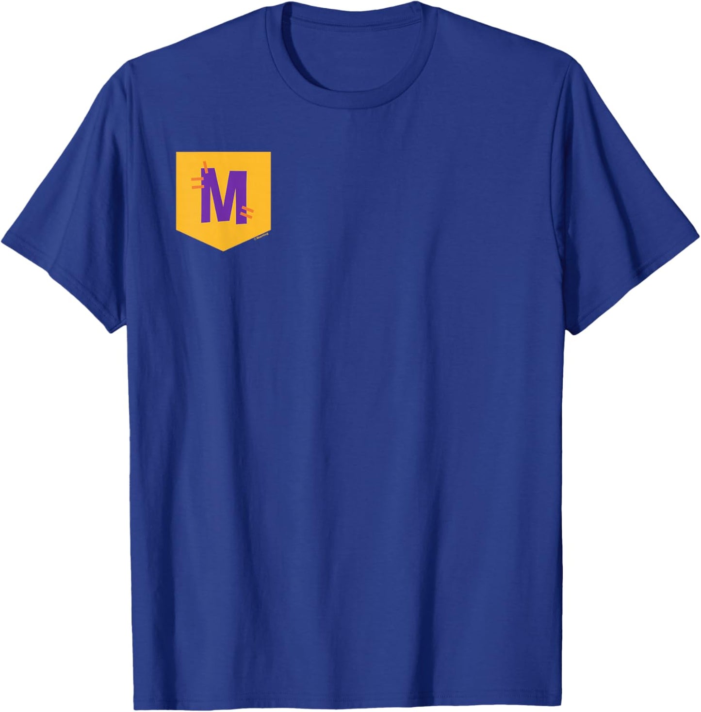 Blippi Meekah Official Pocket Logo T-Shirt - T-Shirt | Royal