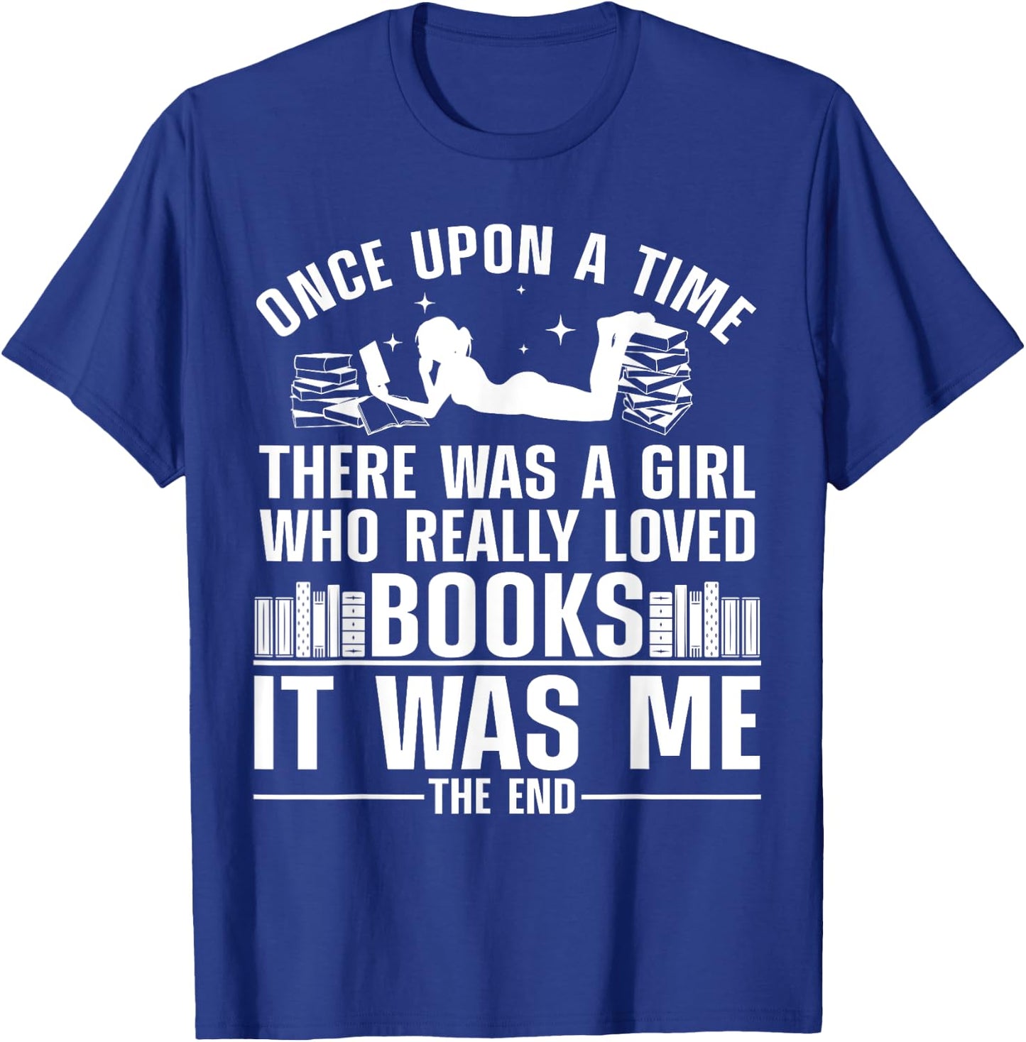 Cool Girl Who Love Book Girl Library Lover Reading T-Shirt - T-Shirt | Royal