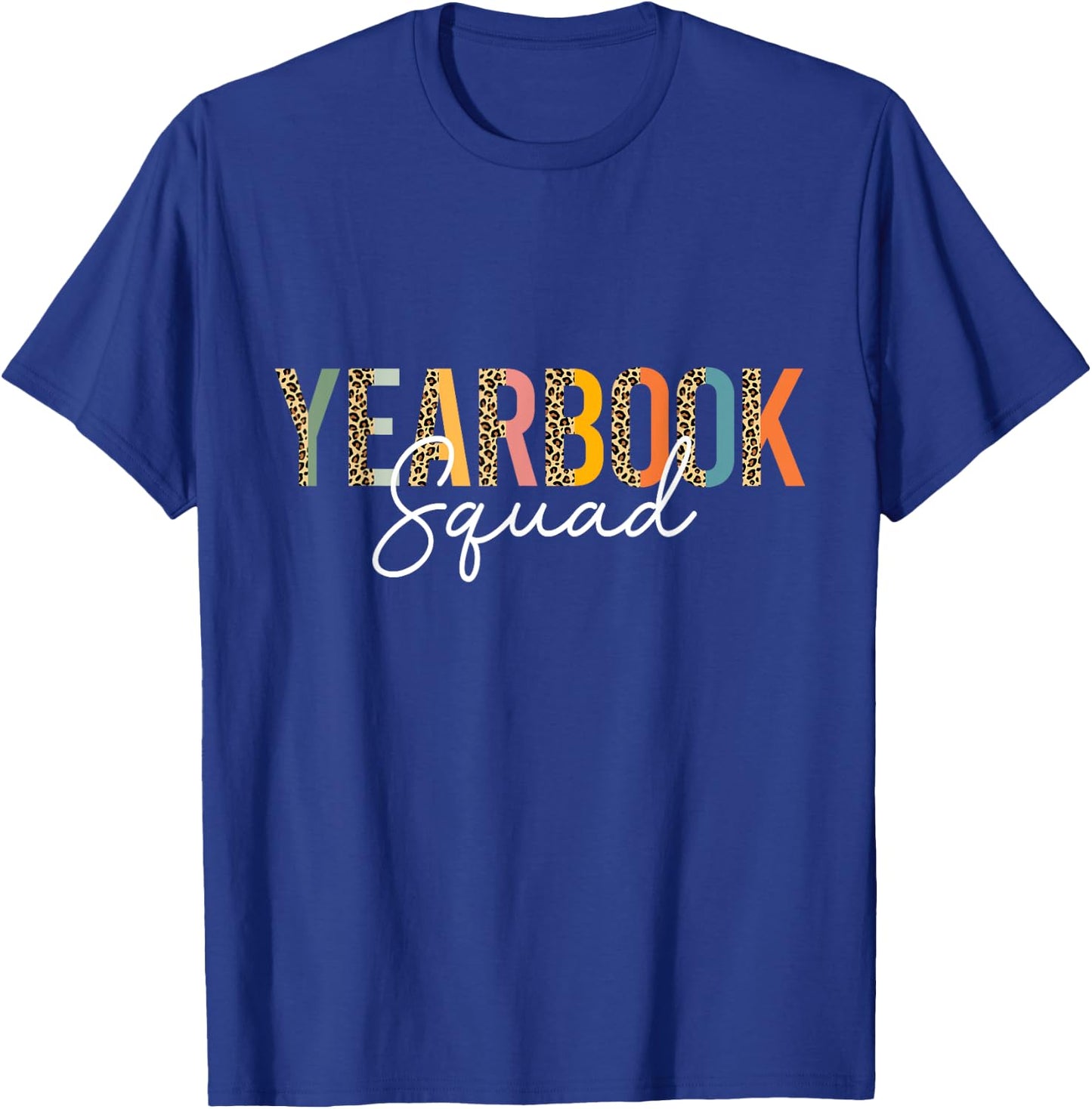 Yearbook Squad Literary Club Editor Team Wavy Funny T-Shirt - T-Shirt | Royal