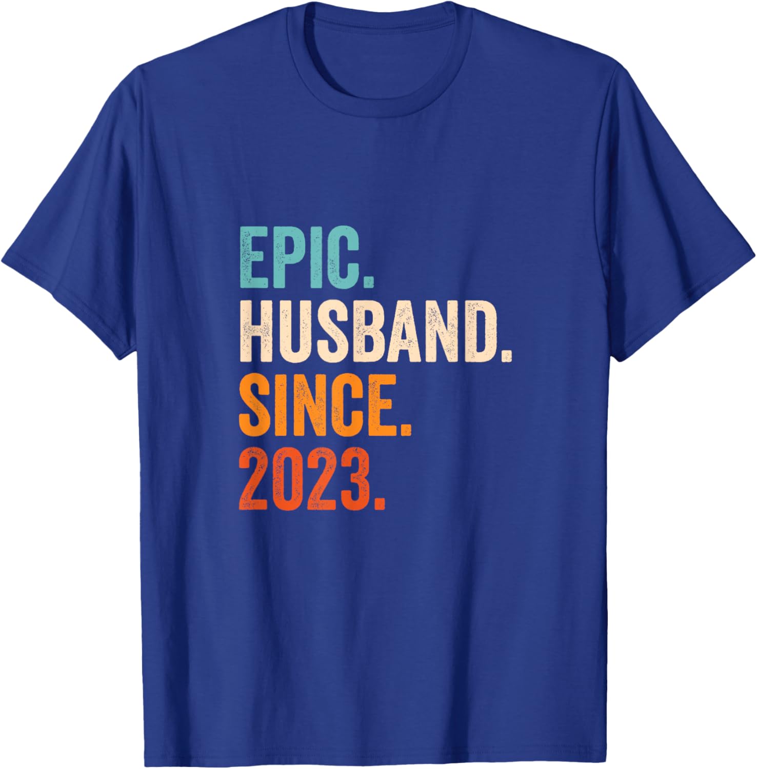 Epic Husband Since 2023 | 2nd wedding anniversary 2 years T-Shirt - T-Shirt | Royal