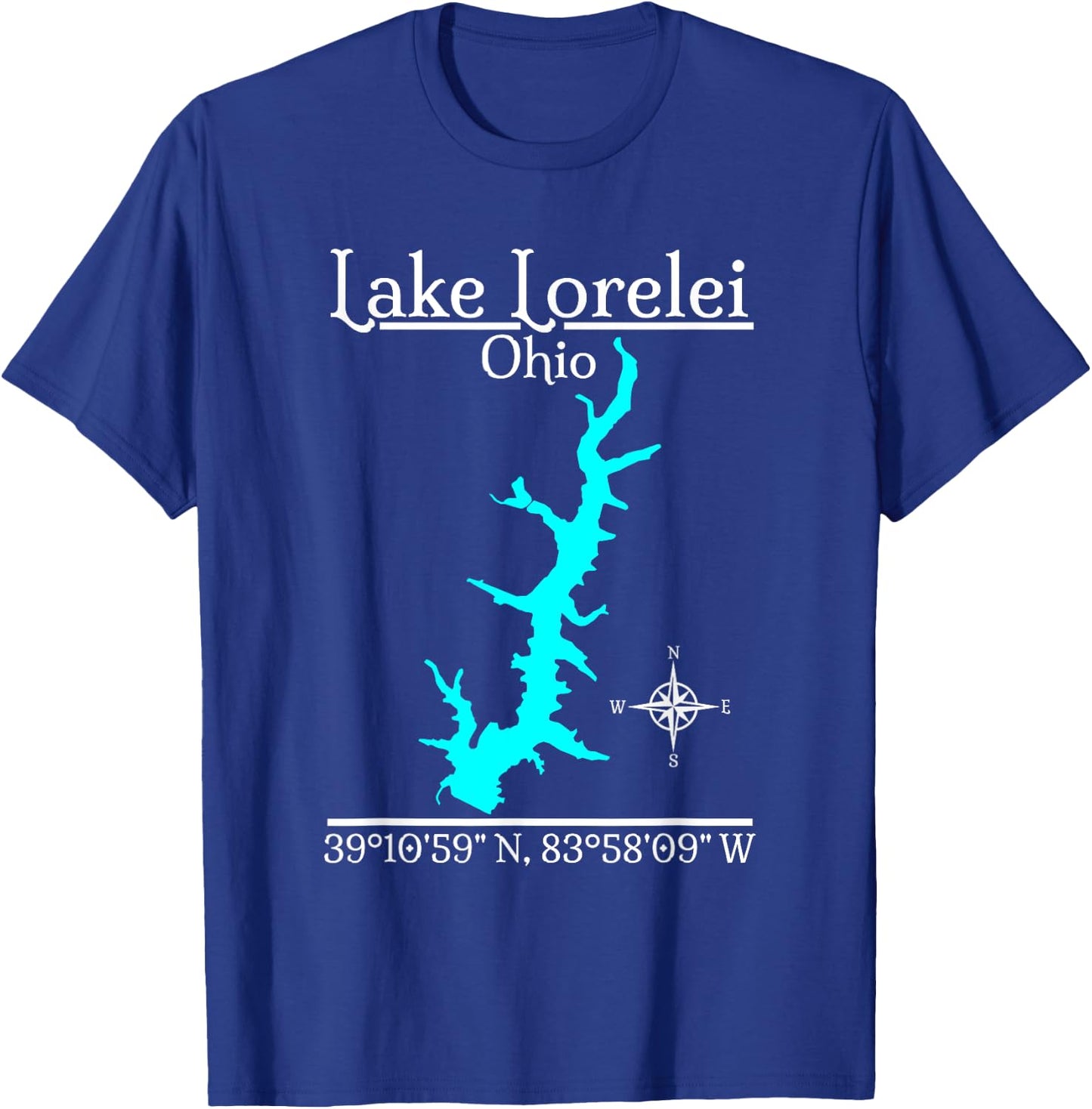 Lake Lorelei, Ohio T-Shirt - T-Shirt | Royal