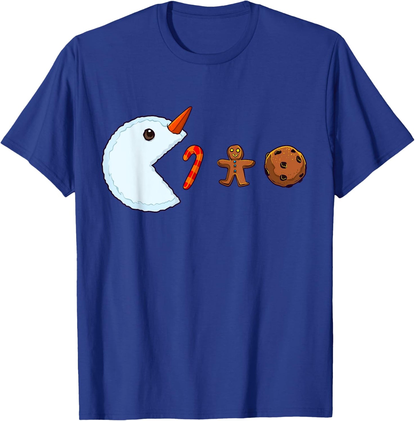 Christmas Gamer Video Game Snowman Candy Cane Boys Kids T-Shirt - T-Shirt | Royal