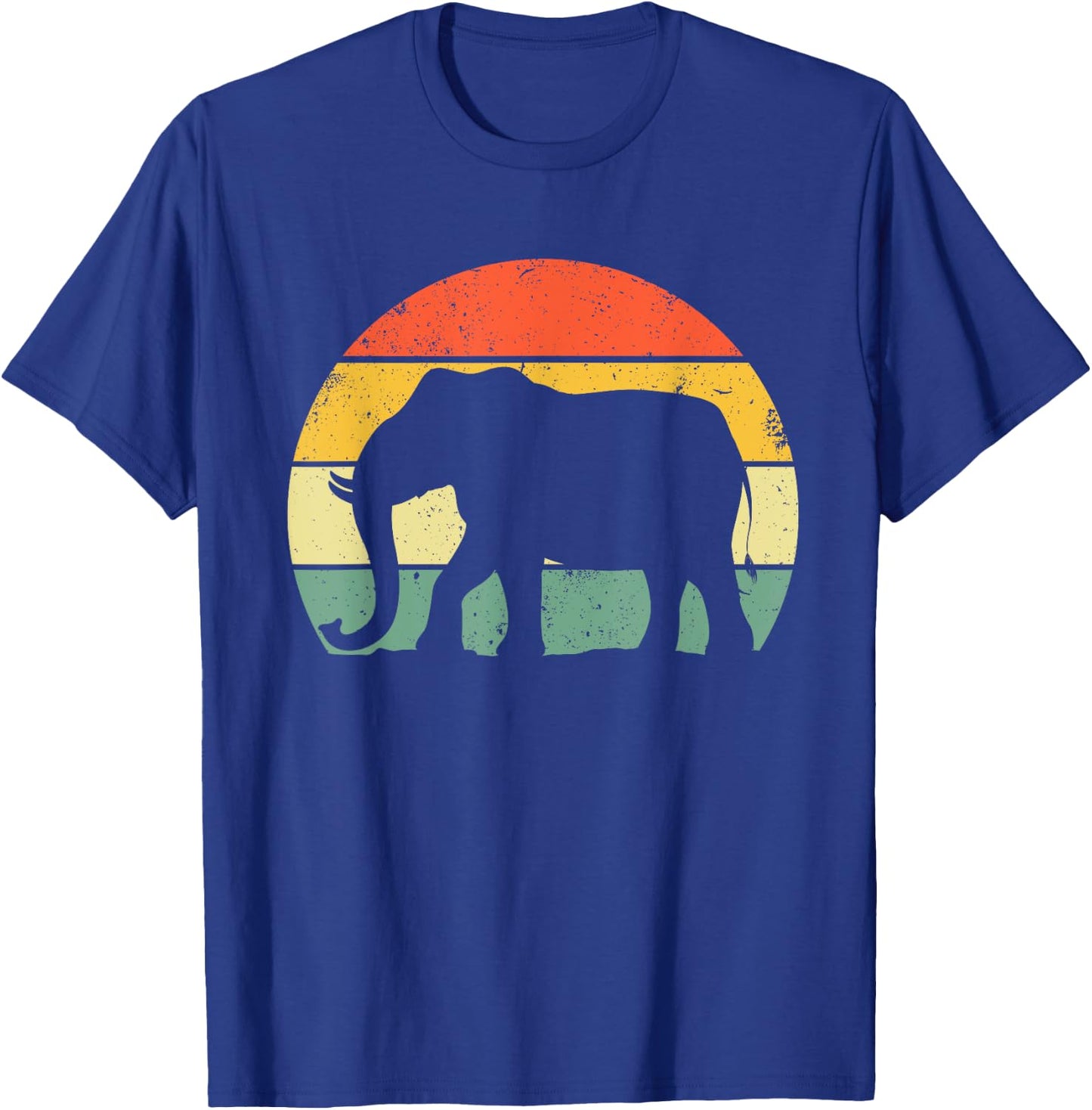 Cool Elephant Art Women Kids Vintage Elephant Lovers T-Shirt - T-Shirt | Royal