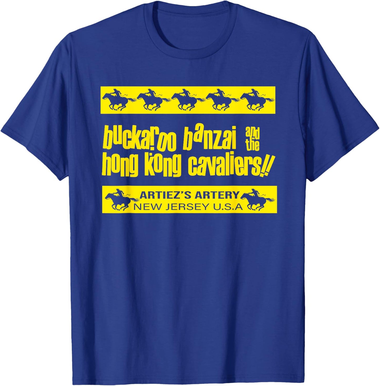 Buckaroo Banzai And The Honkong Cavaliers T-Shirt - T-Shirt | Royal