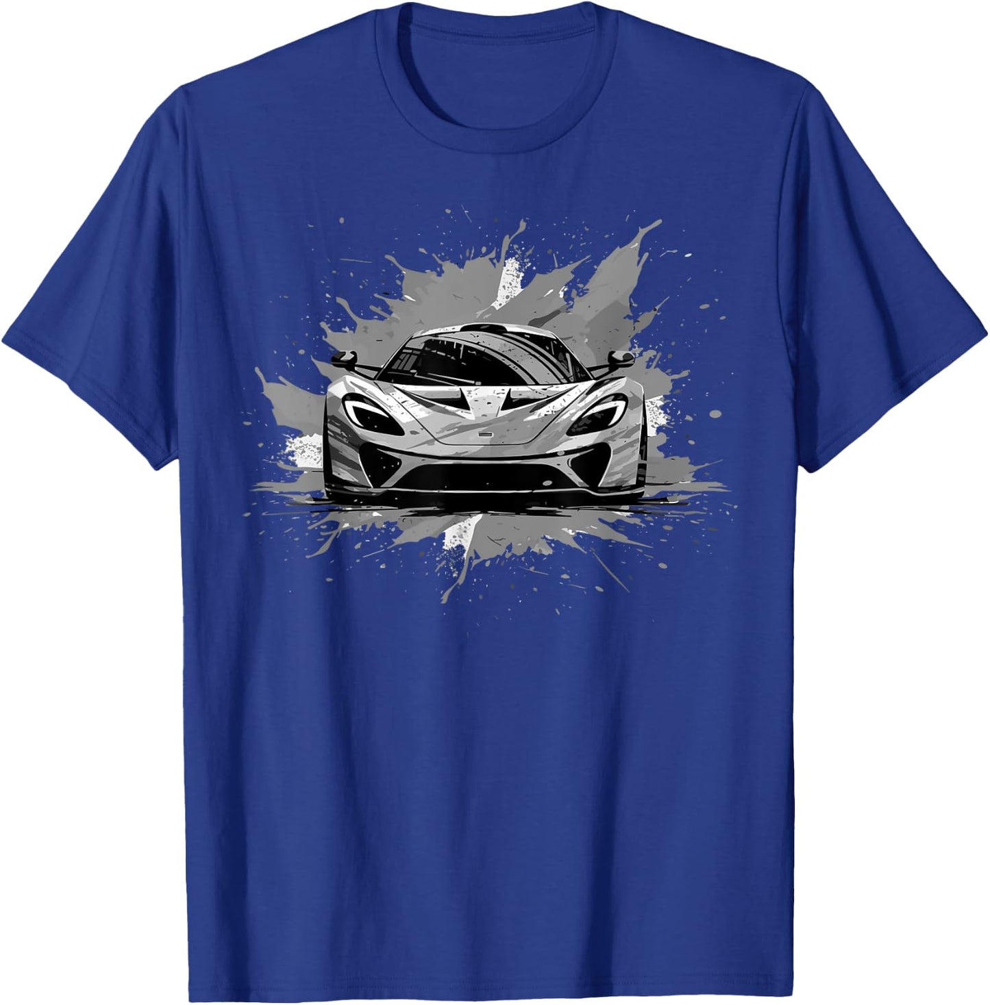Exotic Concept Sports Car Supercar Luxury Hypercar Graphic T-Shirt - T-Shirt | Royal