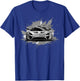 Exotic Concept Sports Car Supercar Luxury Hypercar Graphic T-Shirt - T-Shirt | Royal