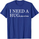 I Need a Huge Glass of Wine Funny Wine Lover Drinker Team T-Shirt - T-Shirt | Royal