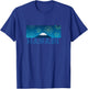 Fireworks night at Mt. Fuji | Hanabi T-Shirt - T-Shirt | Royal