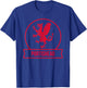 Portishead - Somerset County - Red Somerset Dragon Emblem T-Shirt - T-Shirt | Royal