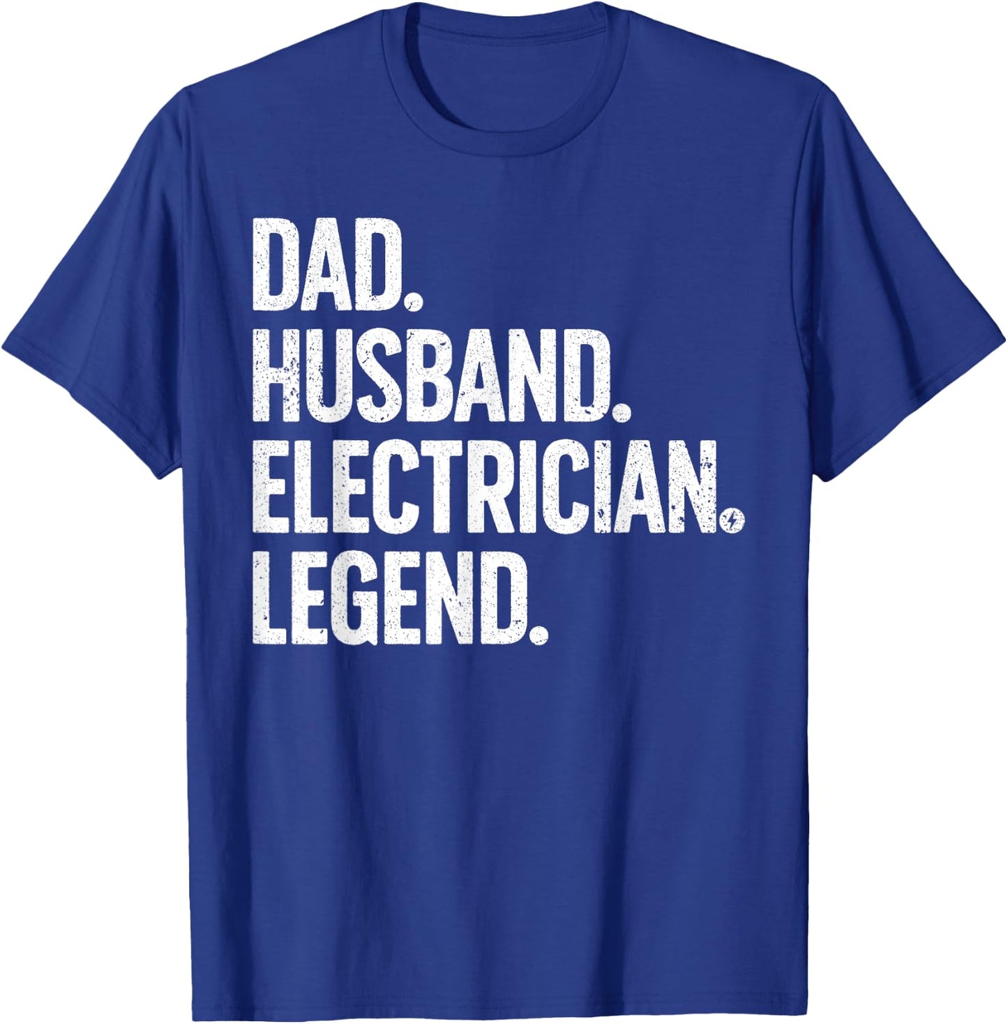 Funny Electrician Design For Husband Dad Electrical Engineer T-Shirt - T-Shirt | Royal