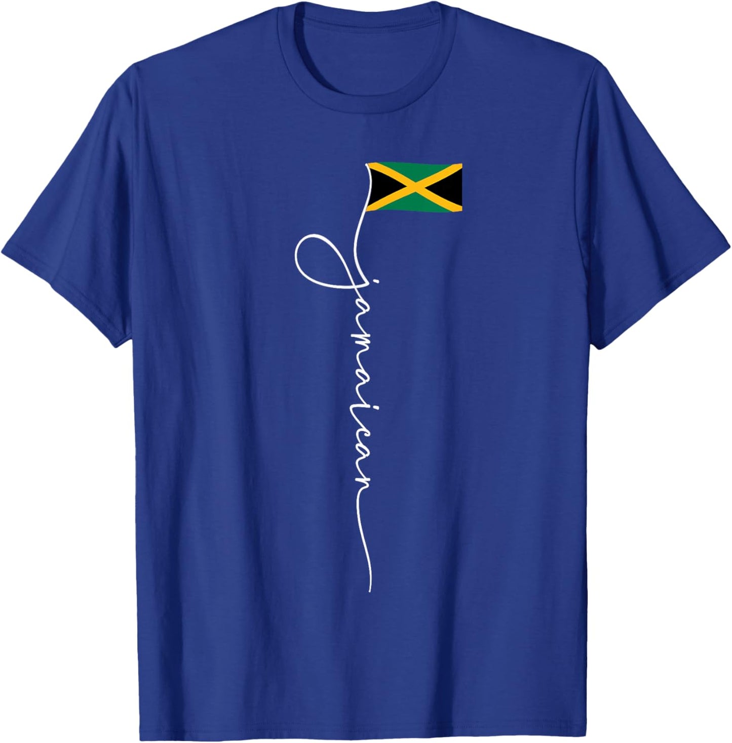 Jamaica Signature Jamaican Flag T-Shirt - T-Shirt | Royal