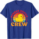 Rubber Duckie Crew Duck Duckling Retro T-Shirt - T-Shirt | Royal