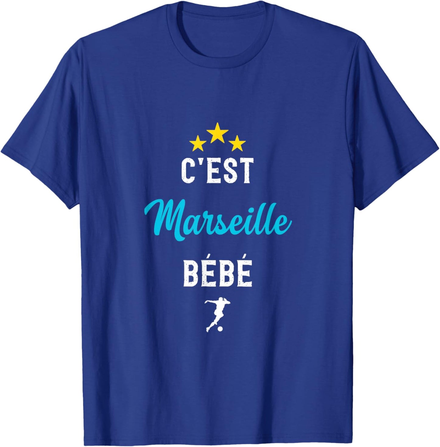 C'est Marseille Baby Gift OM Marseille Football Supporter T-Shirt - T-Shirt | Royal
