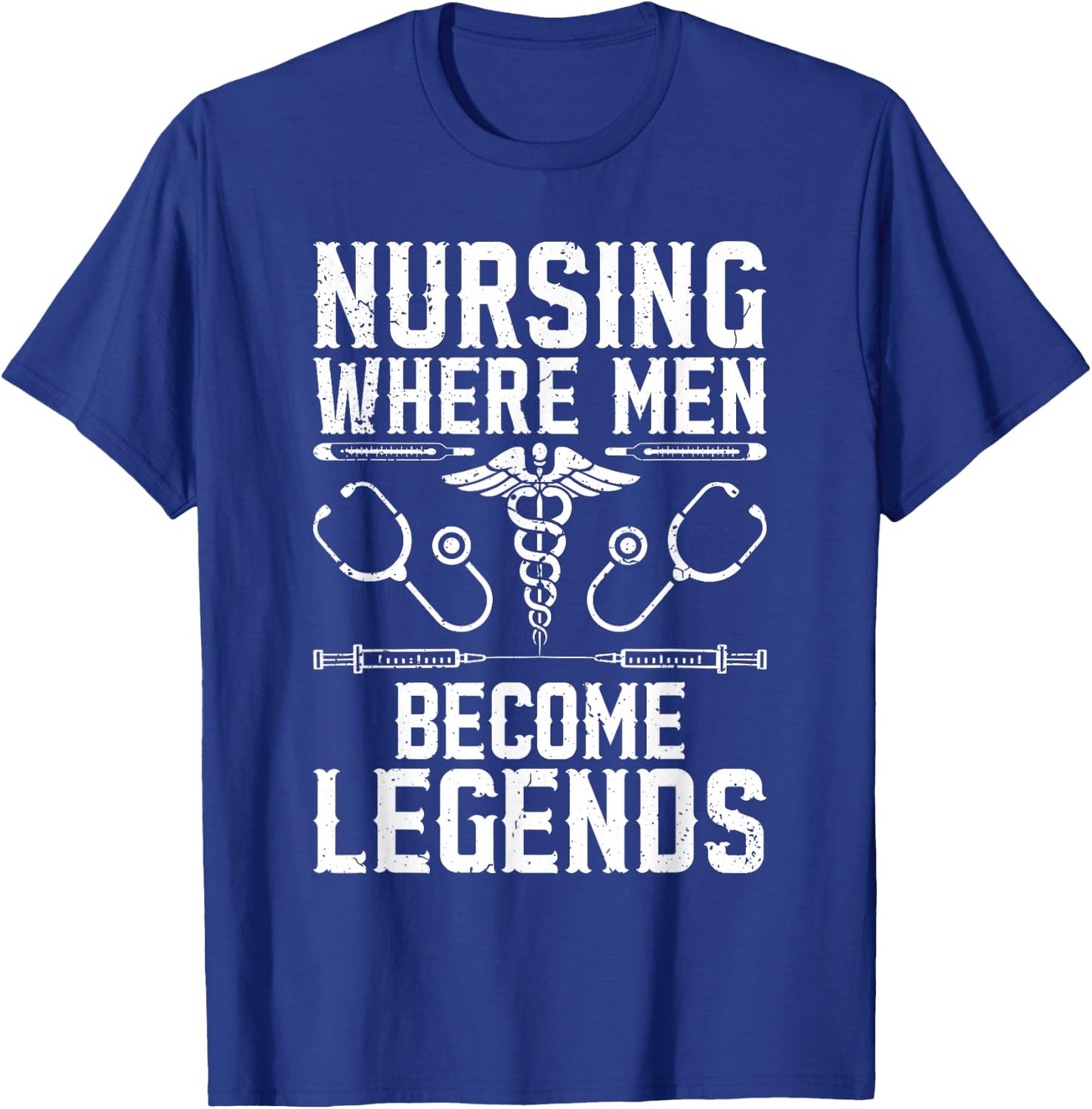 Murse Male Nurse Student Man Nurses Murse RN Graduation Week T-Shirt - T-Shirt | Royal