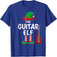 The Guitar Elf Matching Family Christmas T-Shirt - T-Shirt | Royal