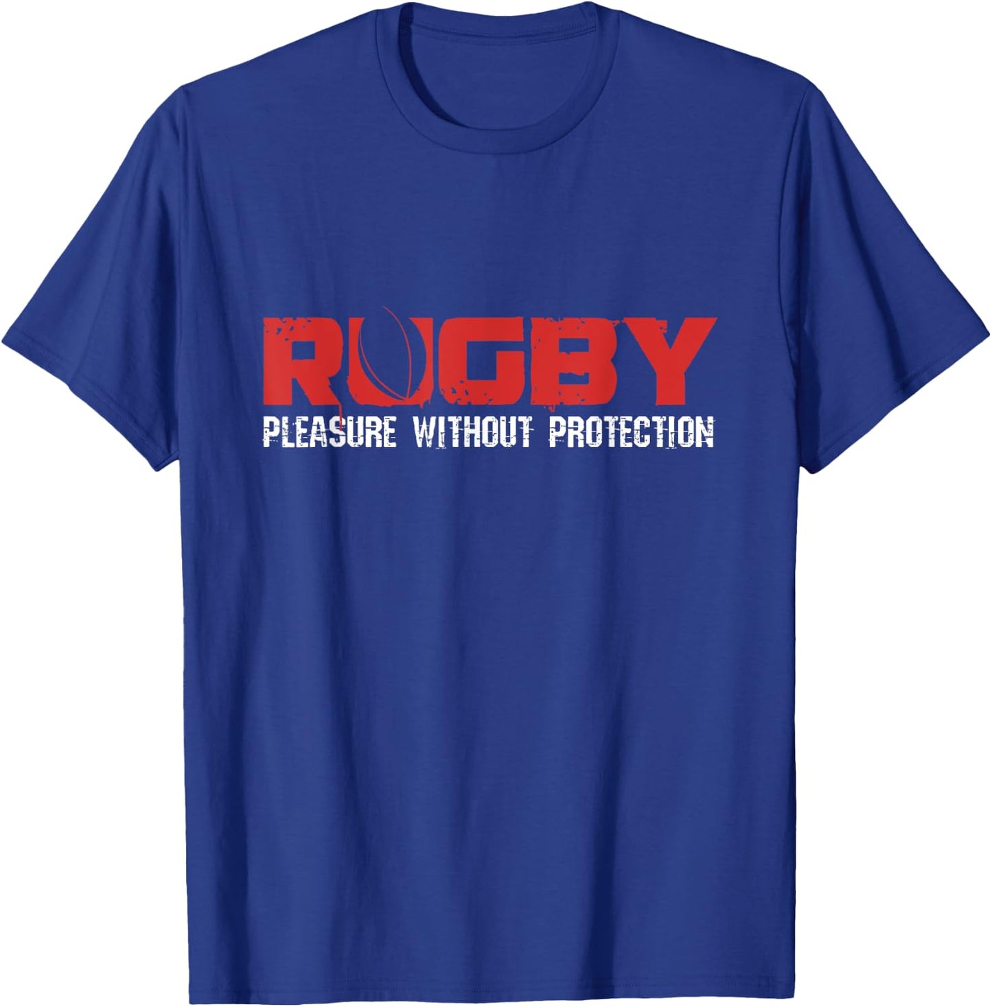 Rugby Designs -Adults Black Rugby , Small, Short Sleeve T-Shirt - T-Shirt | Royal