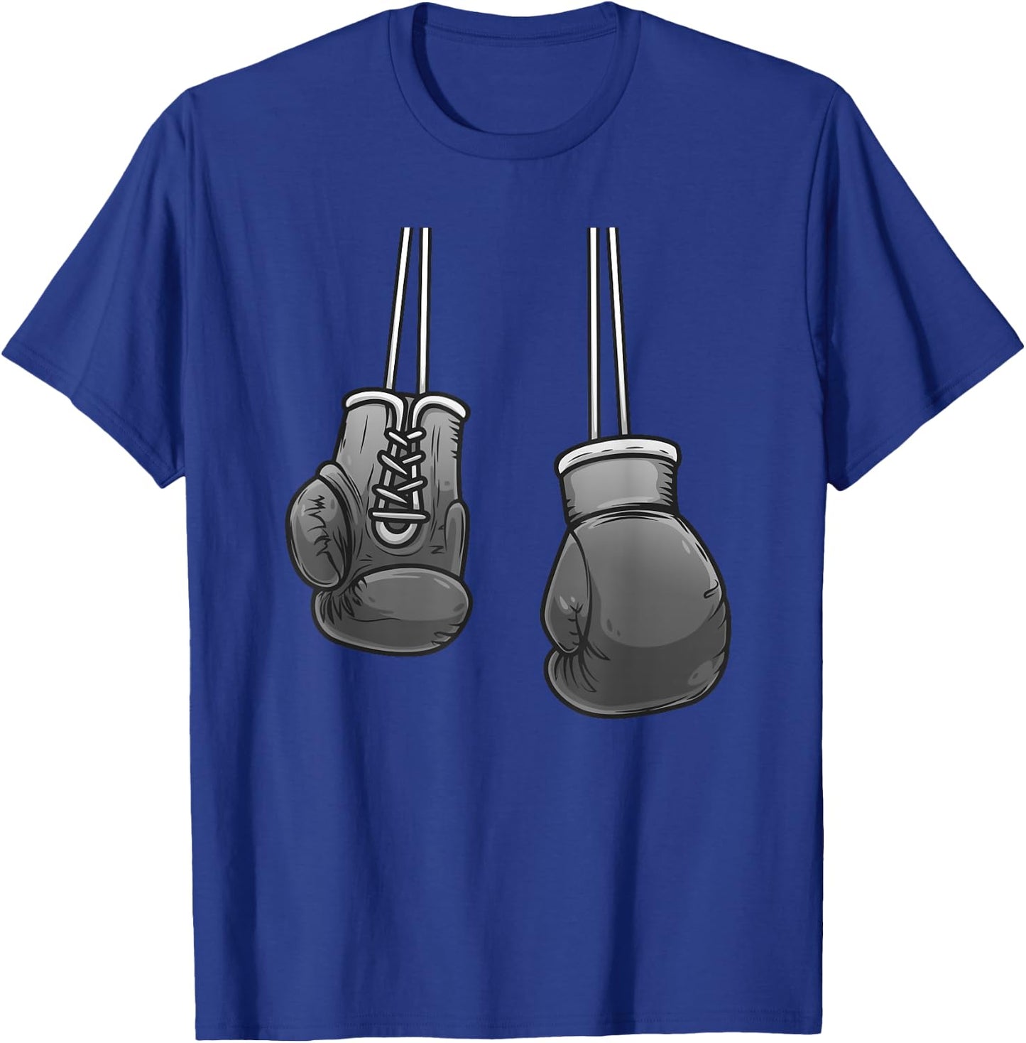 Cool Boxing Gloves For Boxer Fighting Lover Men Women Boys T-Shirt - T-Shirt | Royal
