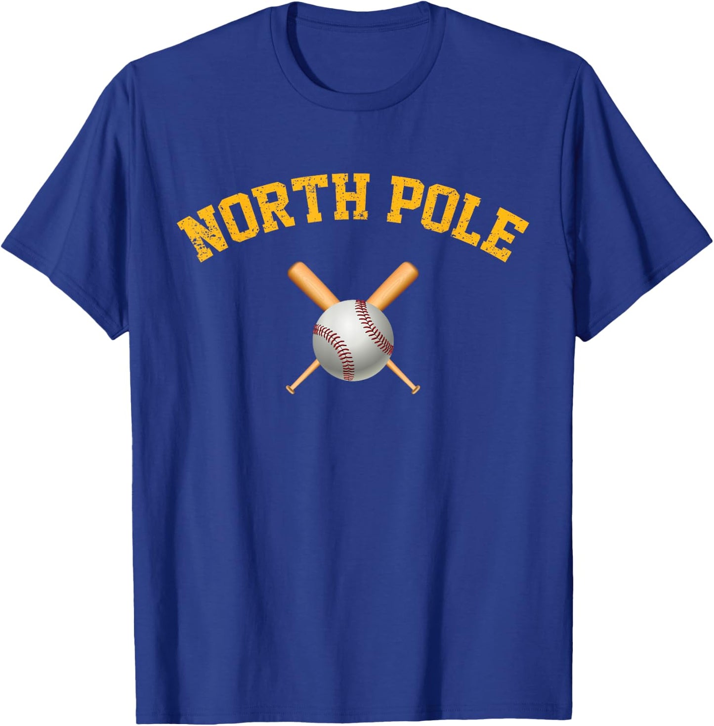North Pole Baseball T-Shirt - T-Shirt | Royal