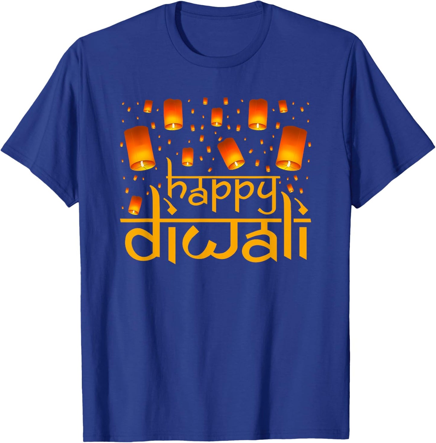Lantern Happy Diwali Festival of Light T-Shirt - T-Shirt | Royal