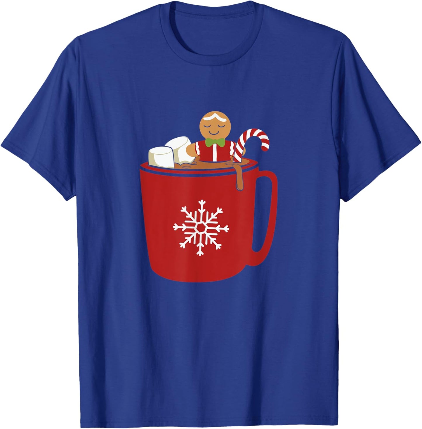 Xmas Christmas Hot Chocolate Cocoa T-Shirt - T-Shirt | Royal