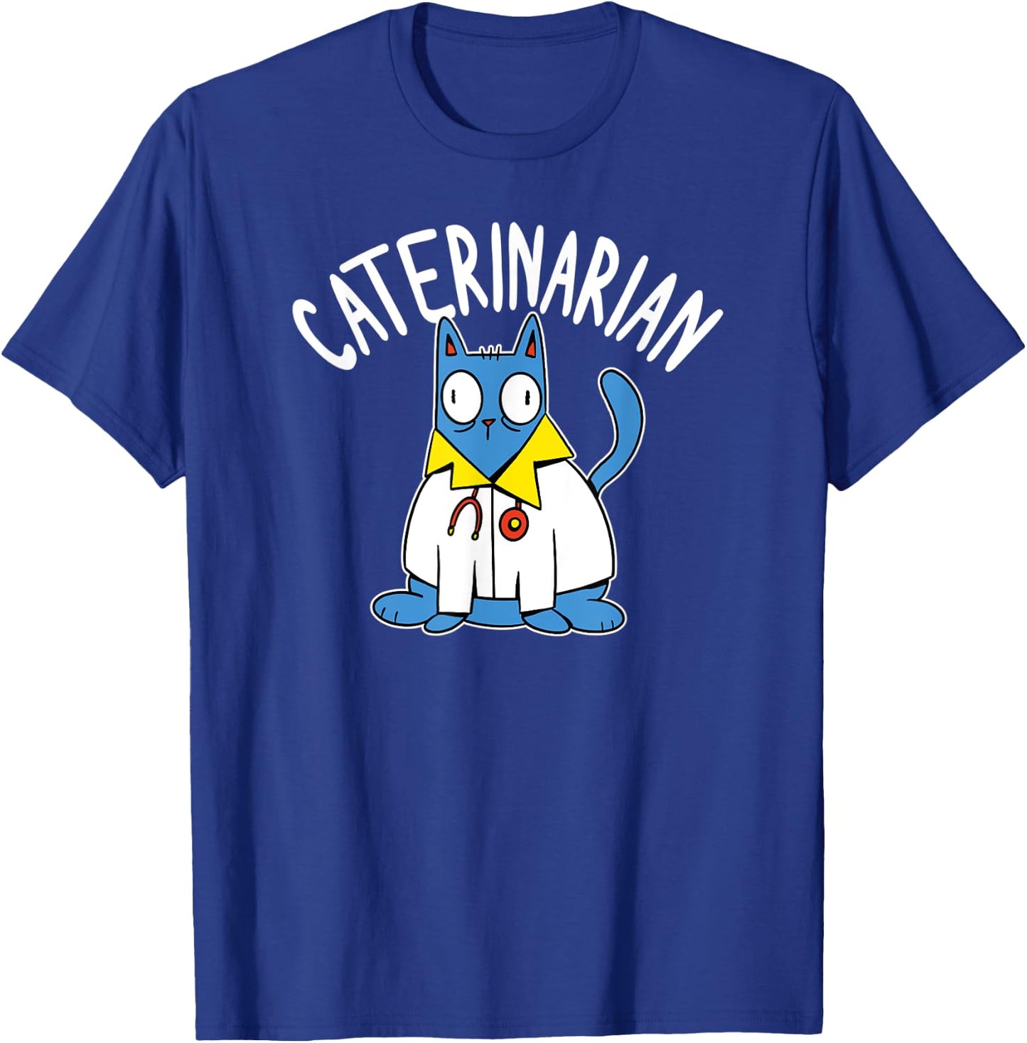 Caterinarian Cat Doctor Veterinarian Women Kids T-Shirt - T-Shirt | Royal
