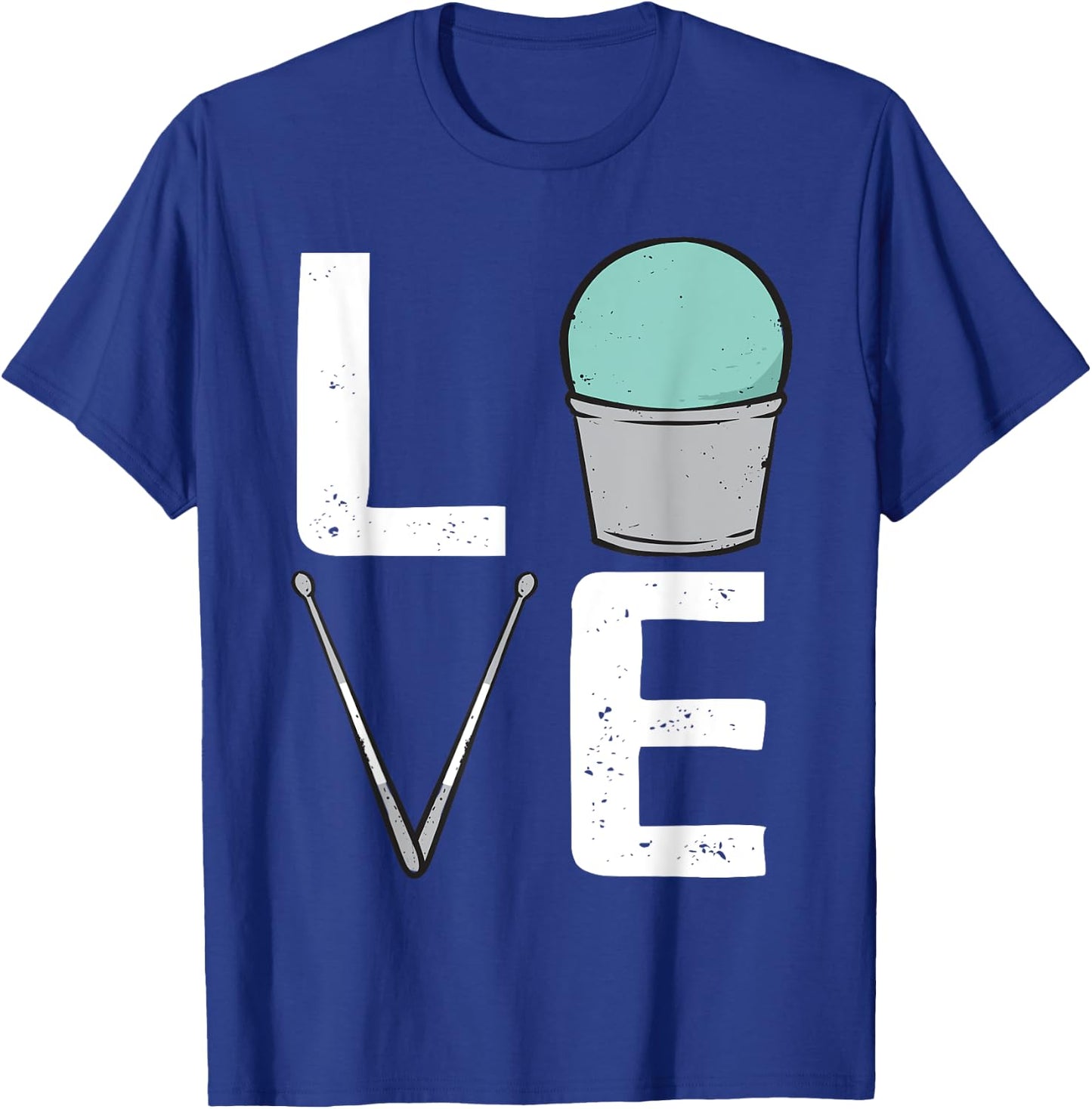 Cardio Drumming Love Gym Fitness Class Workout T-Shirt - T-Shirt | Royal