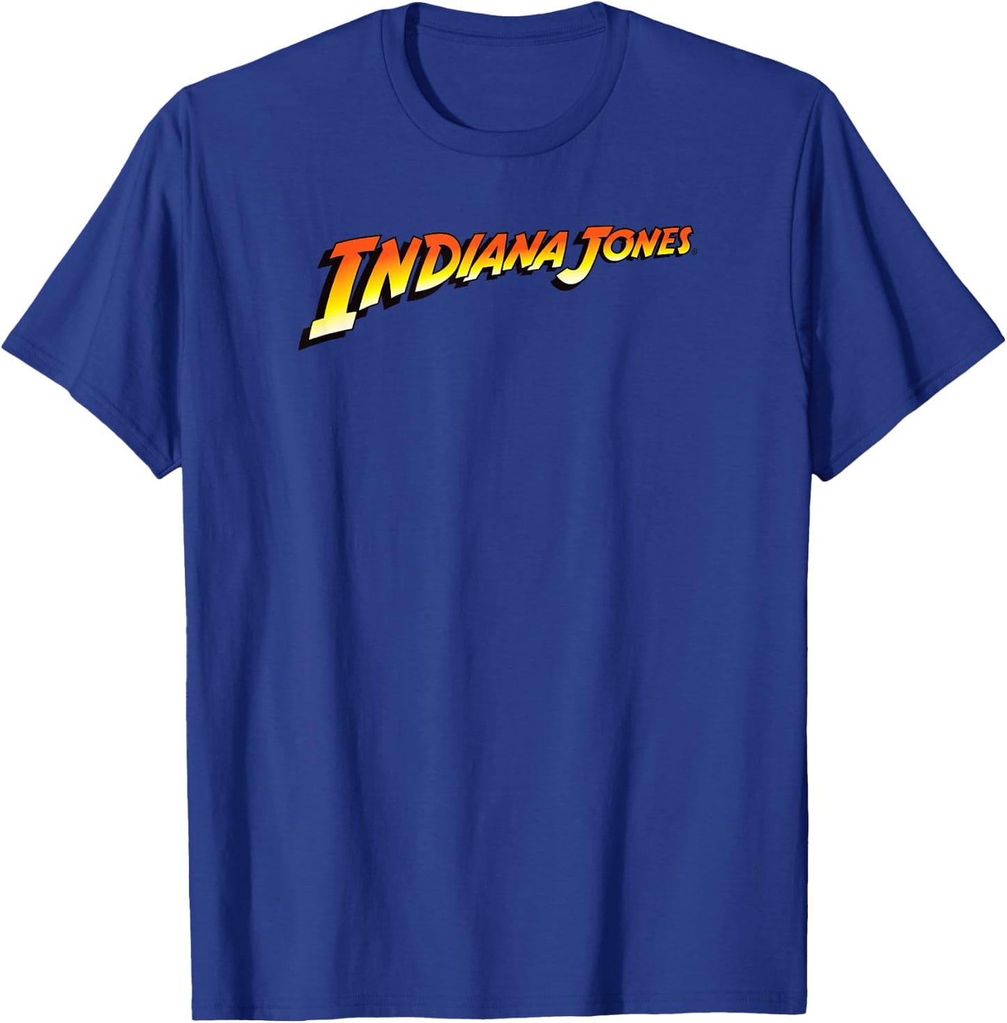 Indiana Jones Raiders Of The Lost Ark Indiana Jones Logo T-Shirt - T-Shirt | Royal