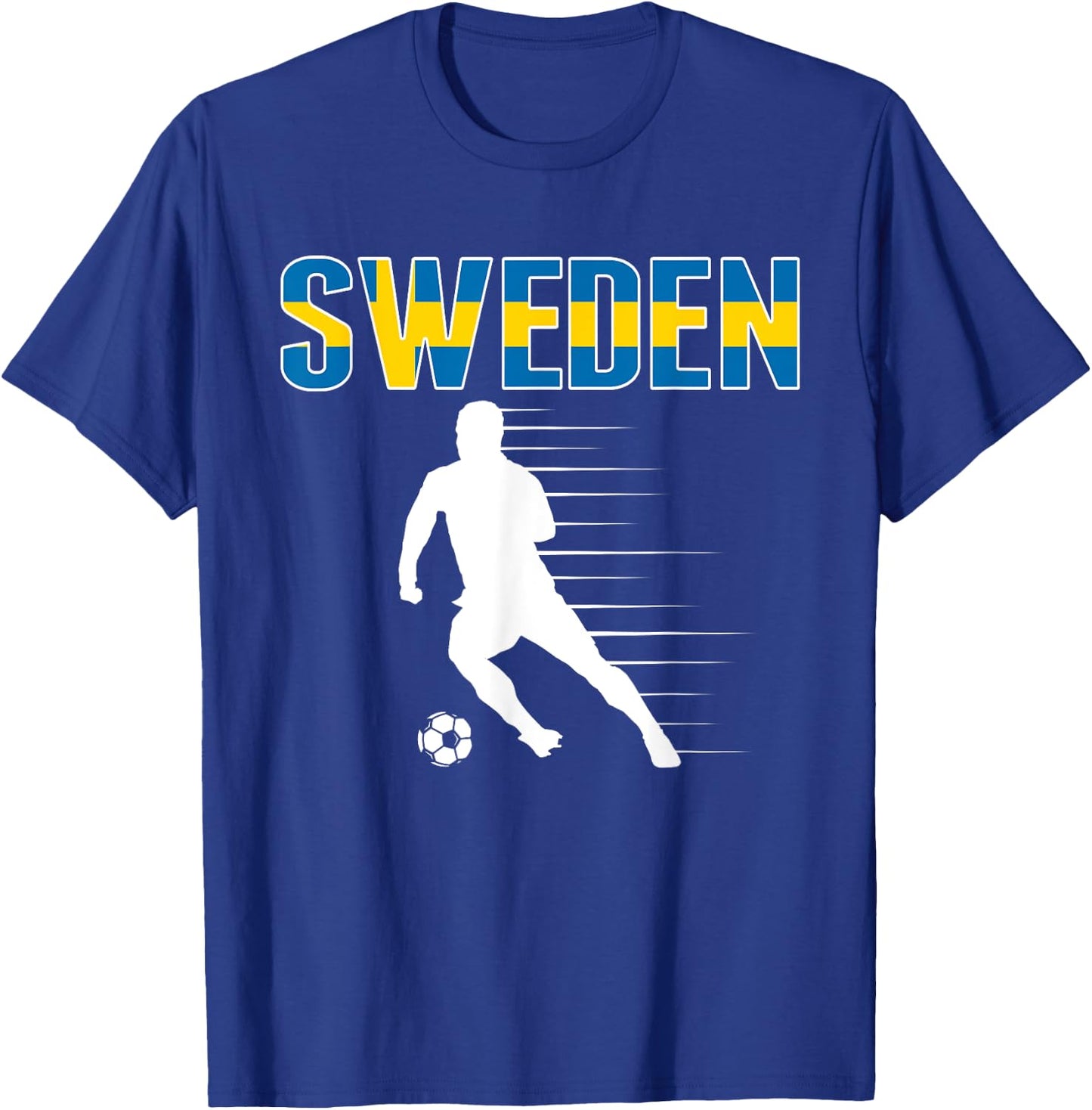Sweden Soccer Lovers Jersey - Support Swedish Football Team T-Shirt - T-Shirt | Royal