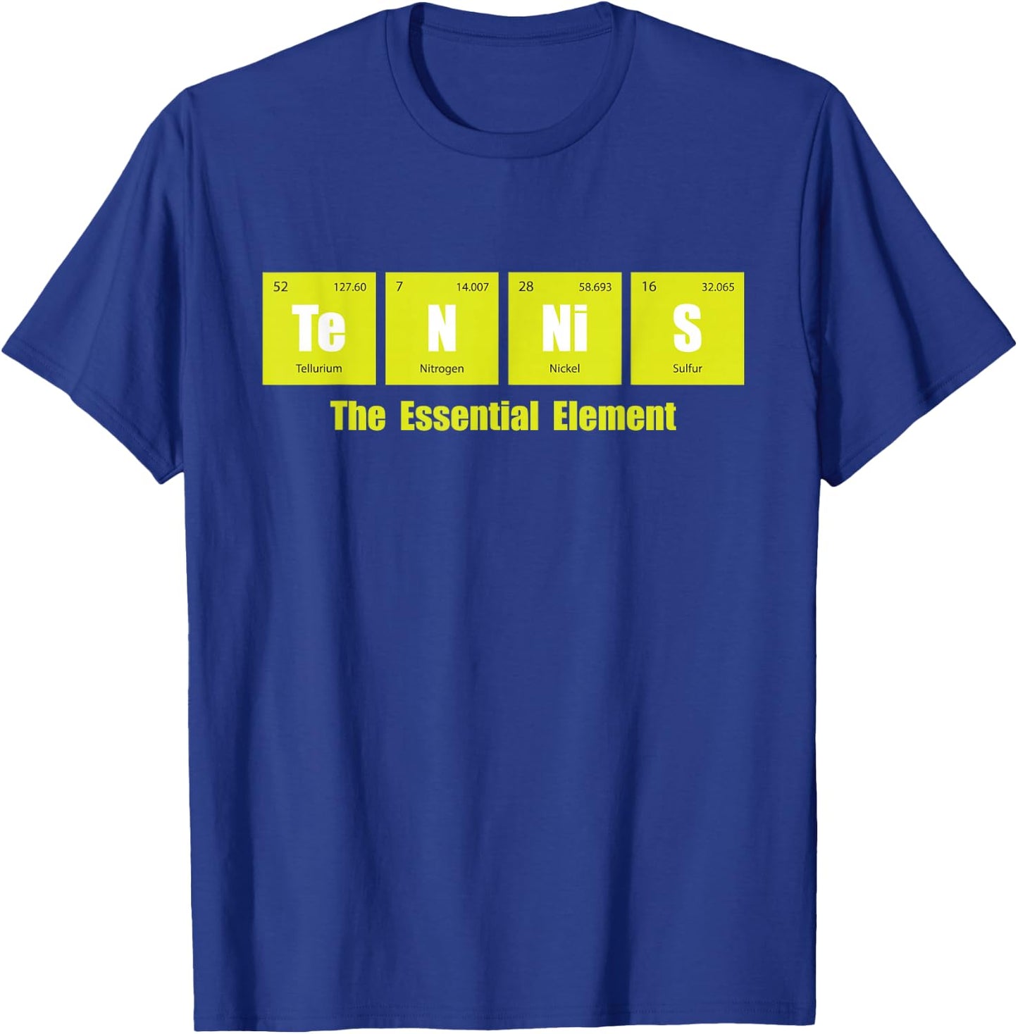 Tennis The Essential Element - Tournament Sports Lover T-Shirt - T-Shirt | Royal