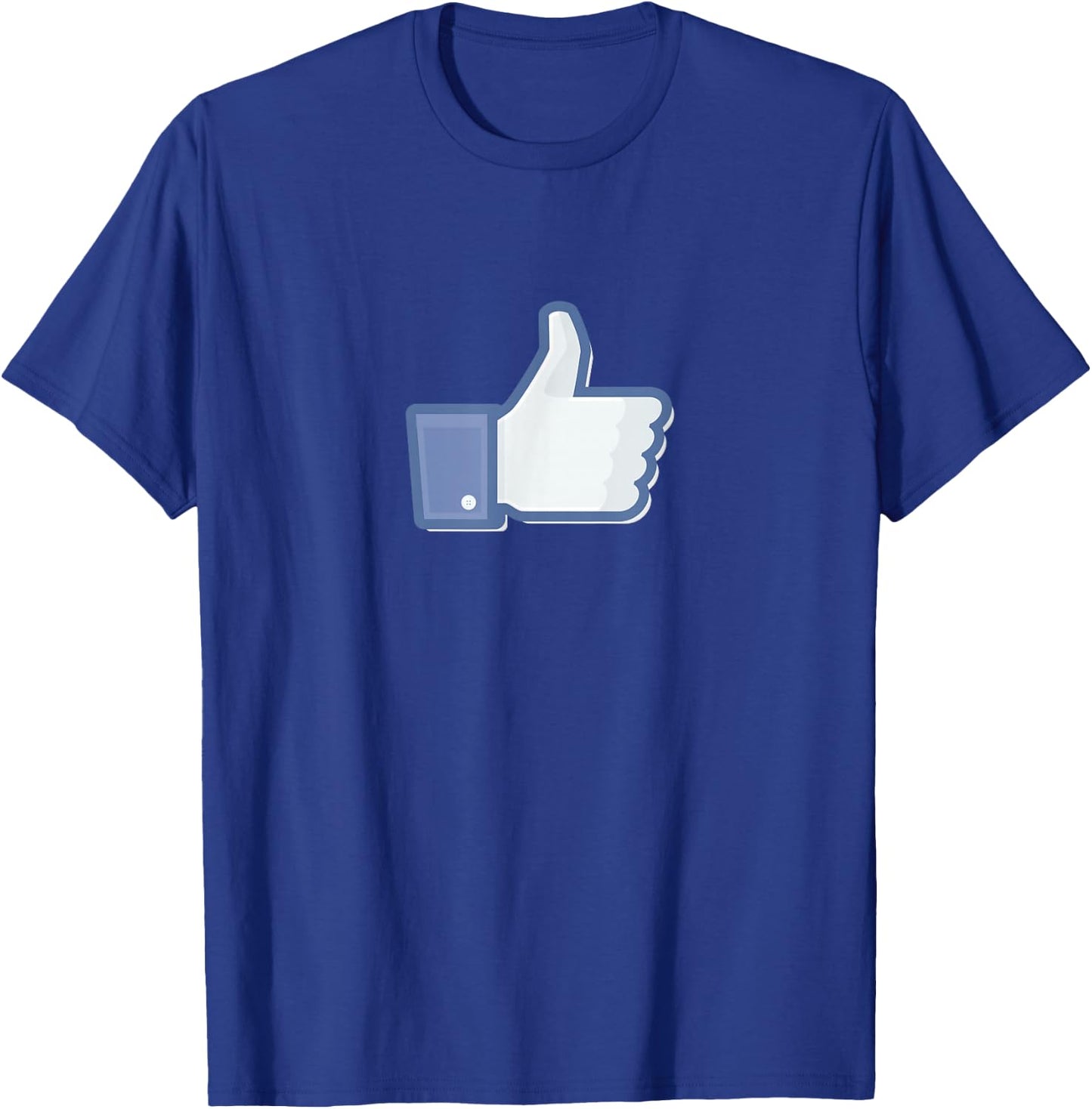 Thumbs Up Like Face Book Icon T-Shirt - T-Shirt | Royal