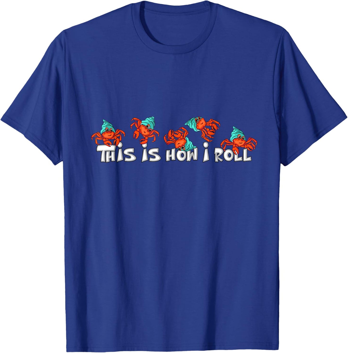 Hermit Crab Lover Kids Pet Funny Hermit Crab T-Shirt - T-Shirt | Royal