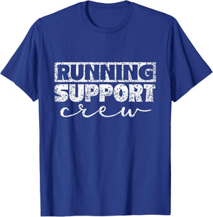 Running Support Crew Jogger Runner Jogging Run Running T-Shirt - T-Shirt | Royal