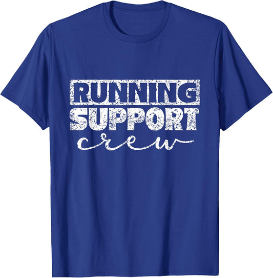 Running Support Crew Jogger Runner Jogging Run Running T-Shirt - T-Shirt | Royal