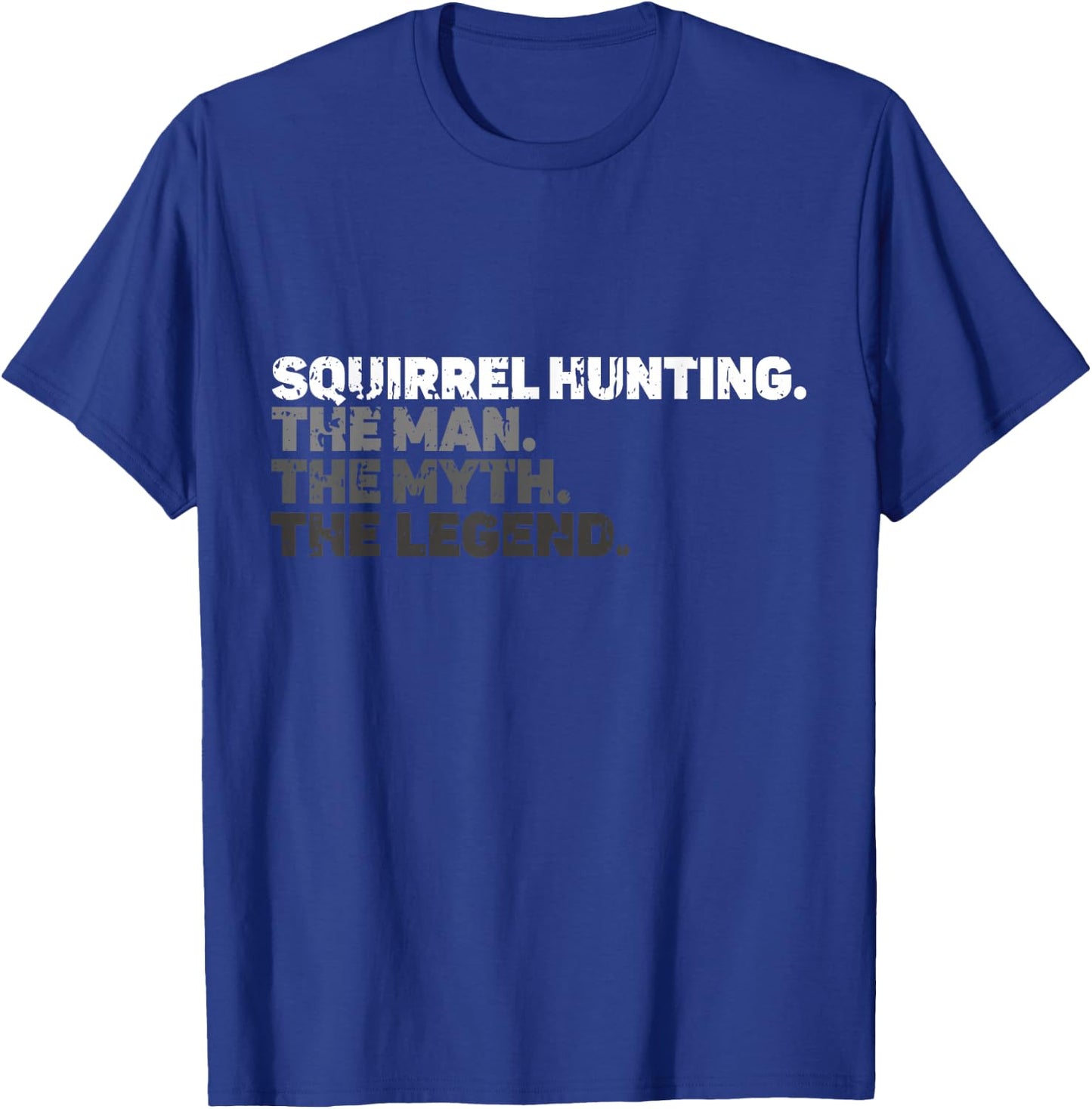Squirrel Hunting Season Squirel Funny Vintage Hunter T-Shirt - T-Shirt | Royal