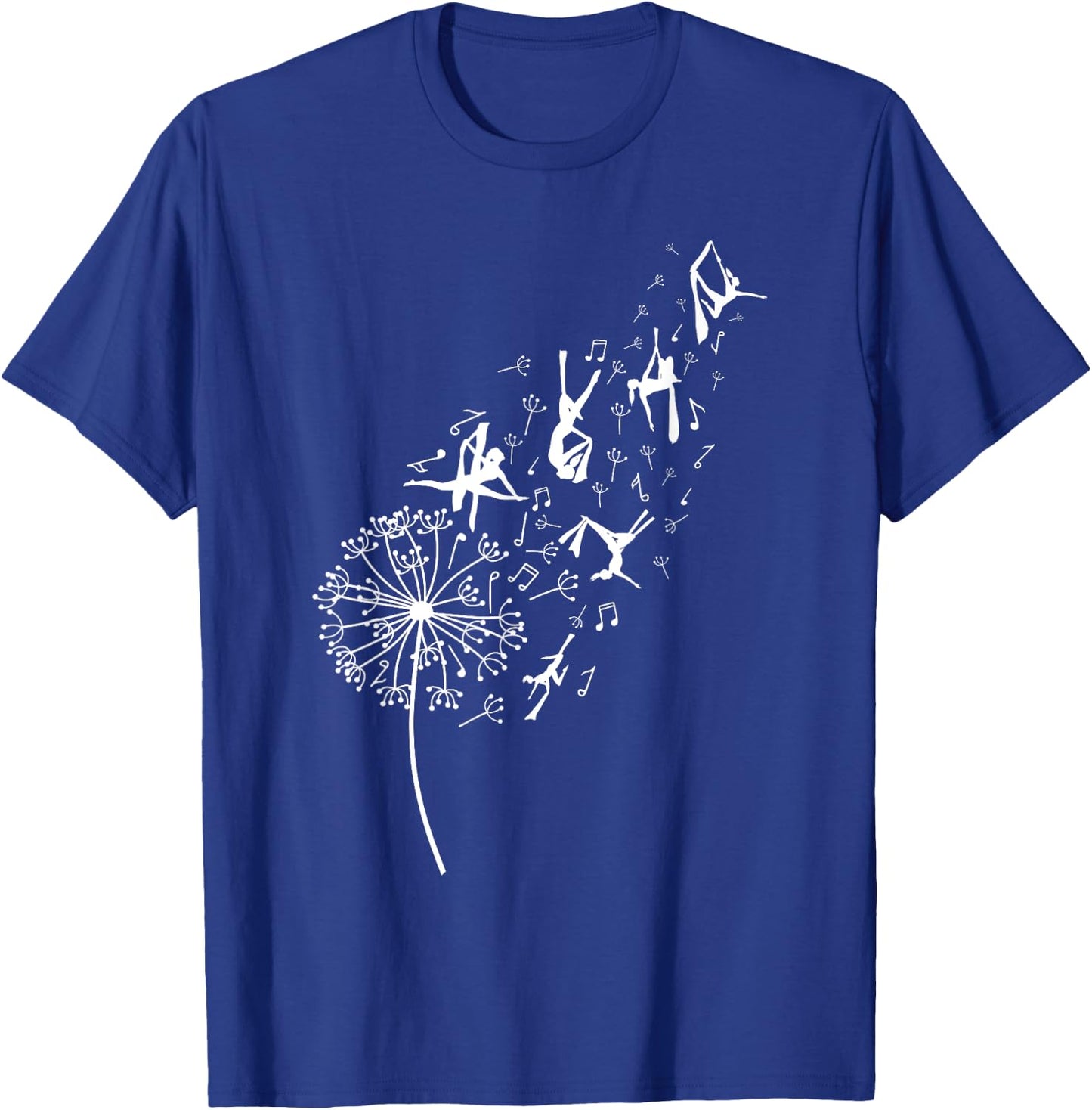 Aerialist Yoga Aerialist Dandelion Aerial Silks T-Shirt - T-Shirt | Royal