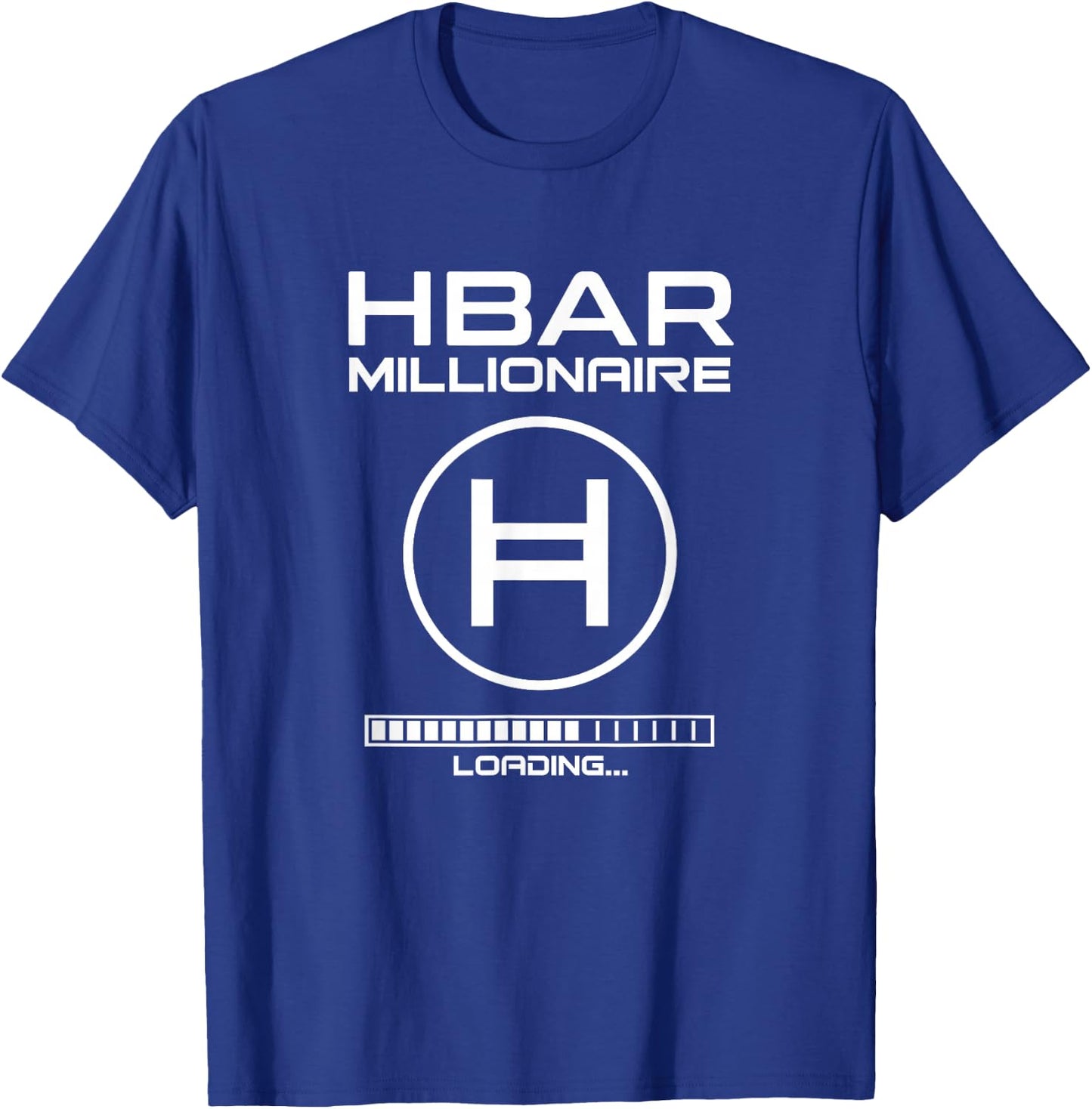 HBAR Crypto MILLIONAIRE Hedera Hashgraph Token Blockchain T-Shirt - T-Shirt | Royal