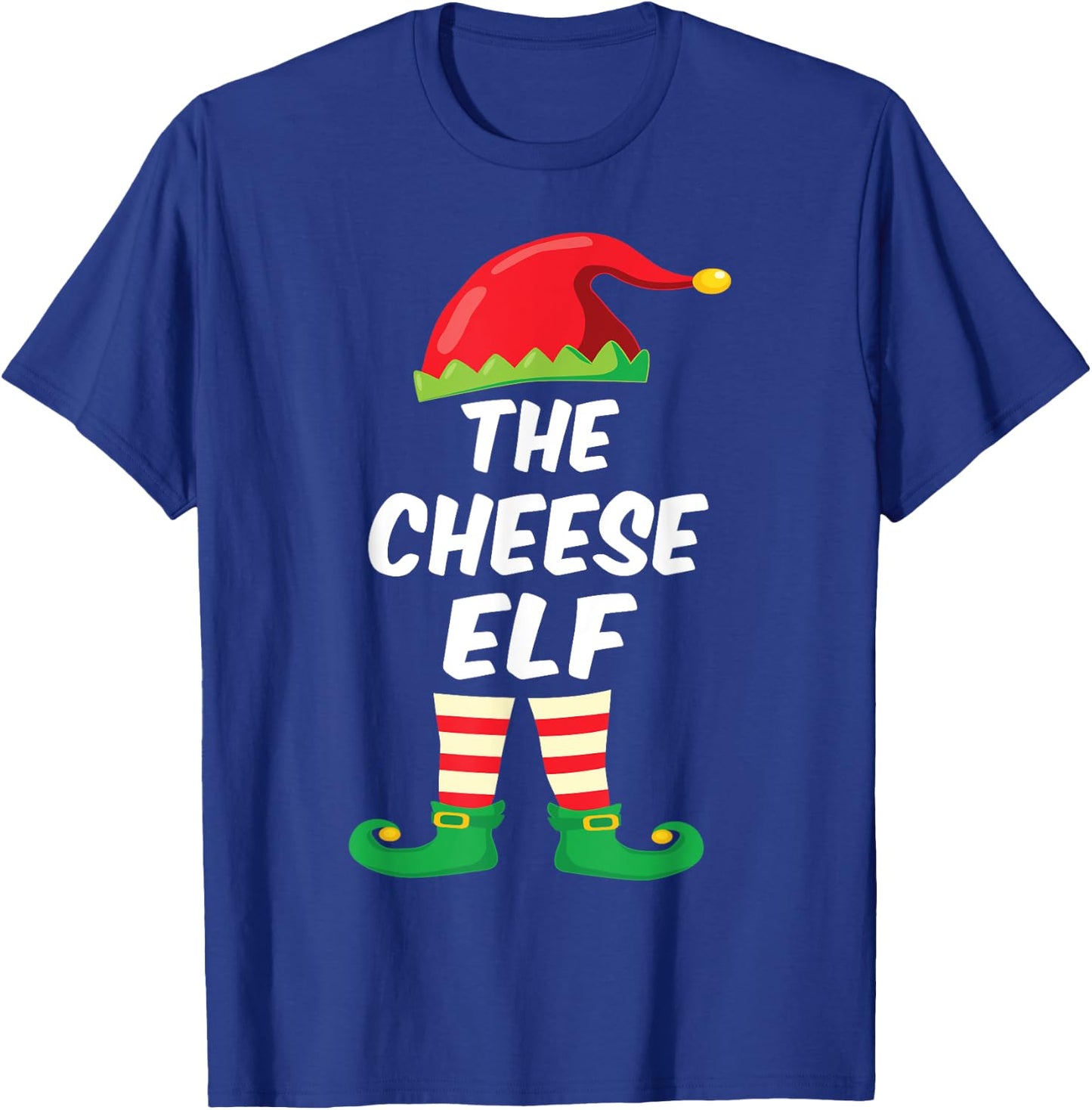 The Cheese Elf Family Matching Funny Christmas Costume T-Shirt - T-Shirt | Royal