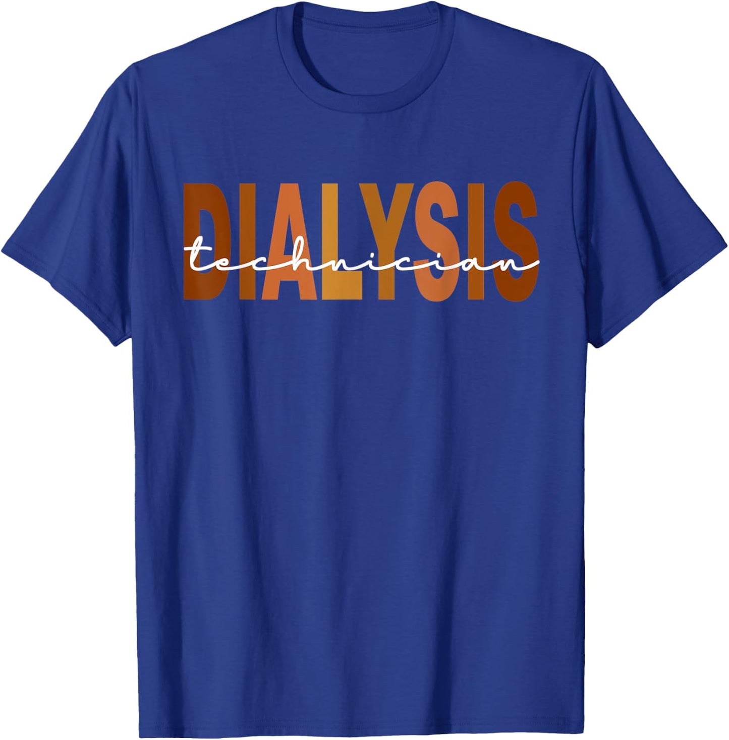 CCHT Dialysis Technician African American Hemodialysis T-Shirt - T-Shirt | Royal