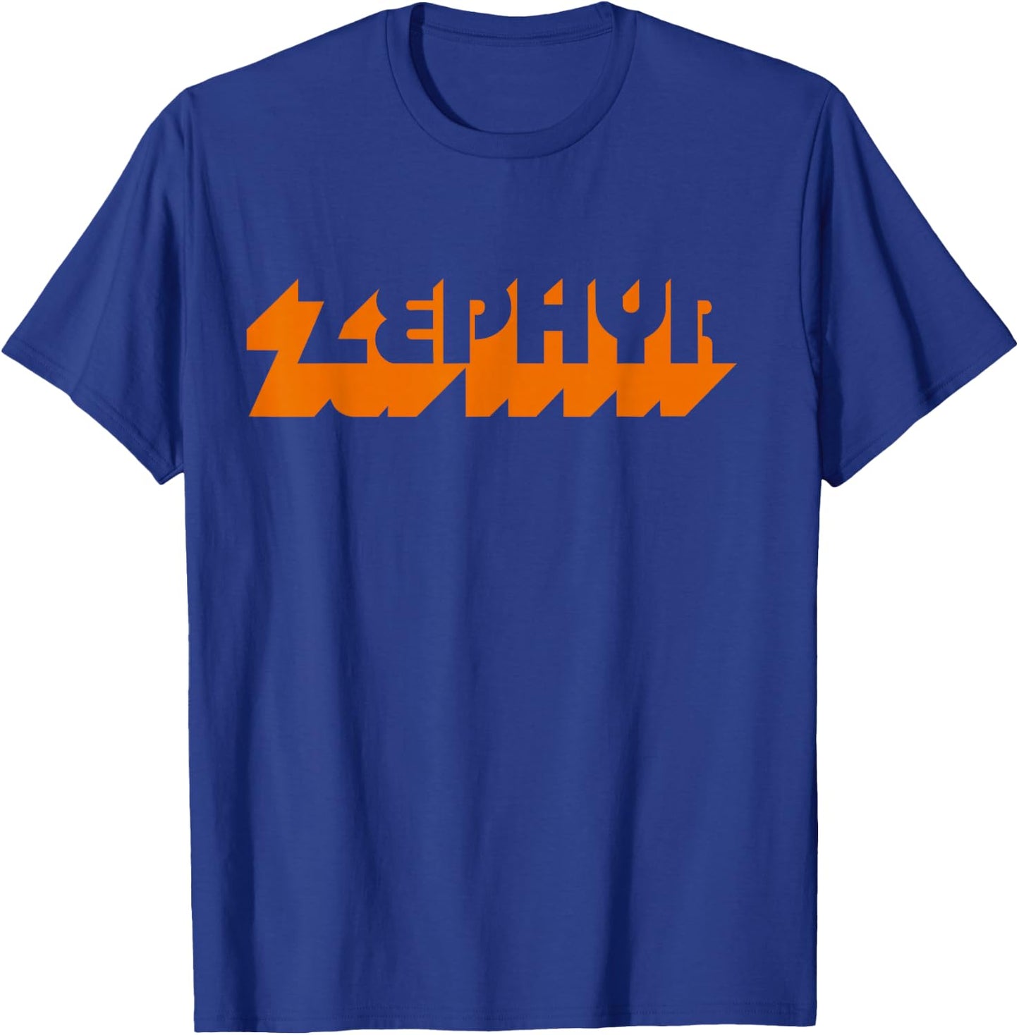 Zephyr Wind Classic Retro Team Vintage Skate Surf Vibe Style T-Shirt - T-Shirt | Royal