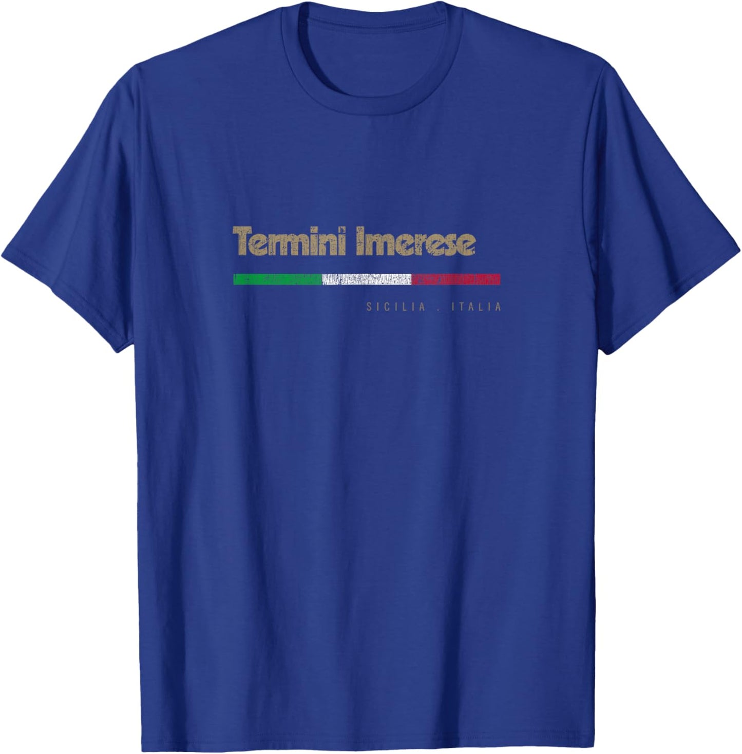 Termini Imerese Italian City Retro Italy Flag T-Shirt - T-Shirt | Royal