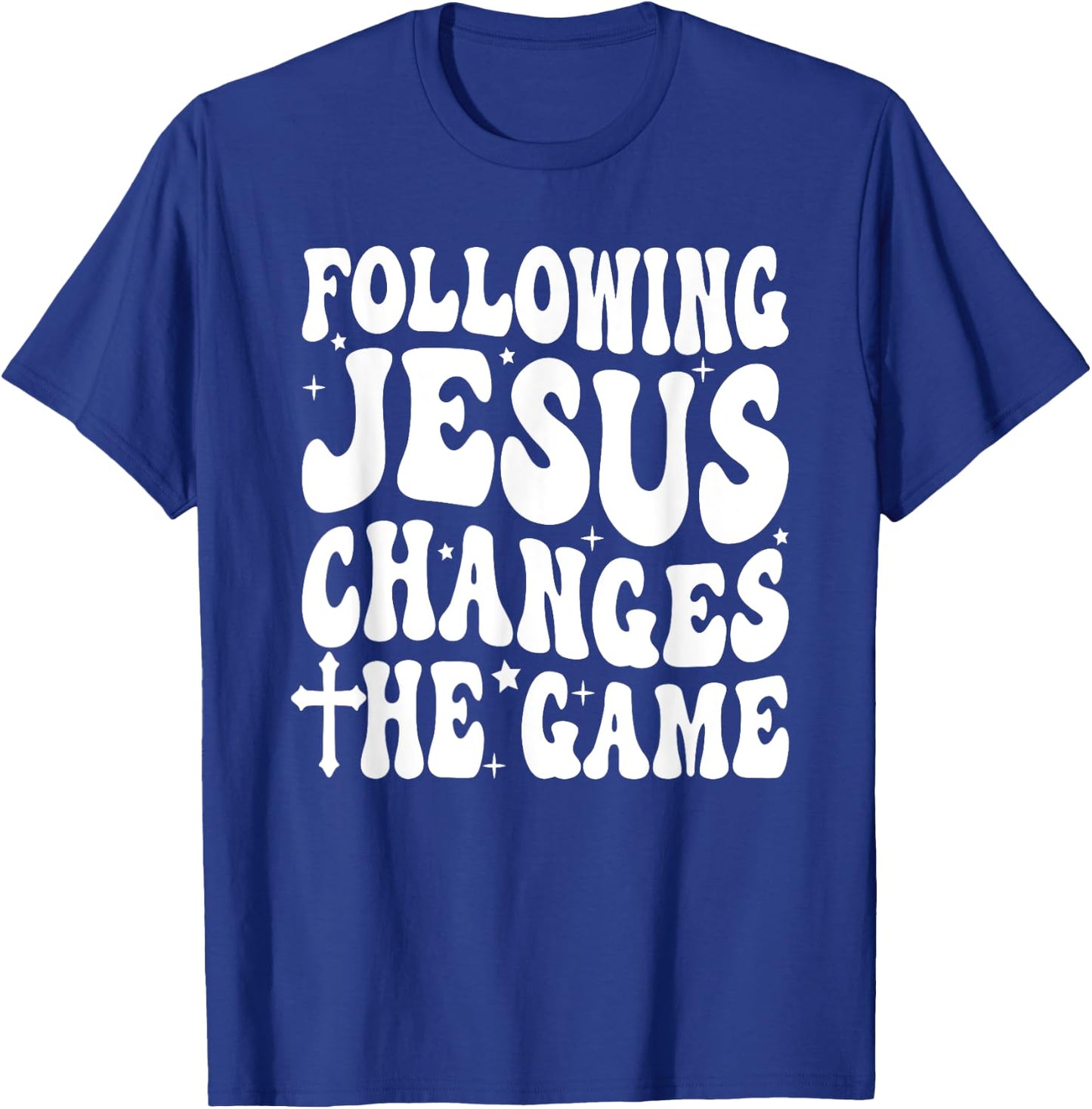 Following Jesus changes the Game T-Shirt - T-Shirt | Royal
