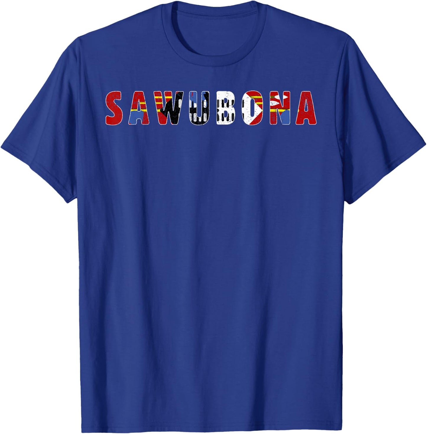 Sawubona Good Morning Country Swaziland T-Shirt - T-Shirt | Royal