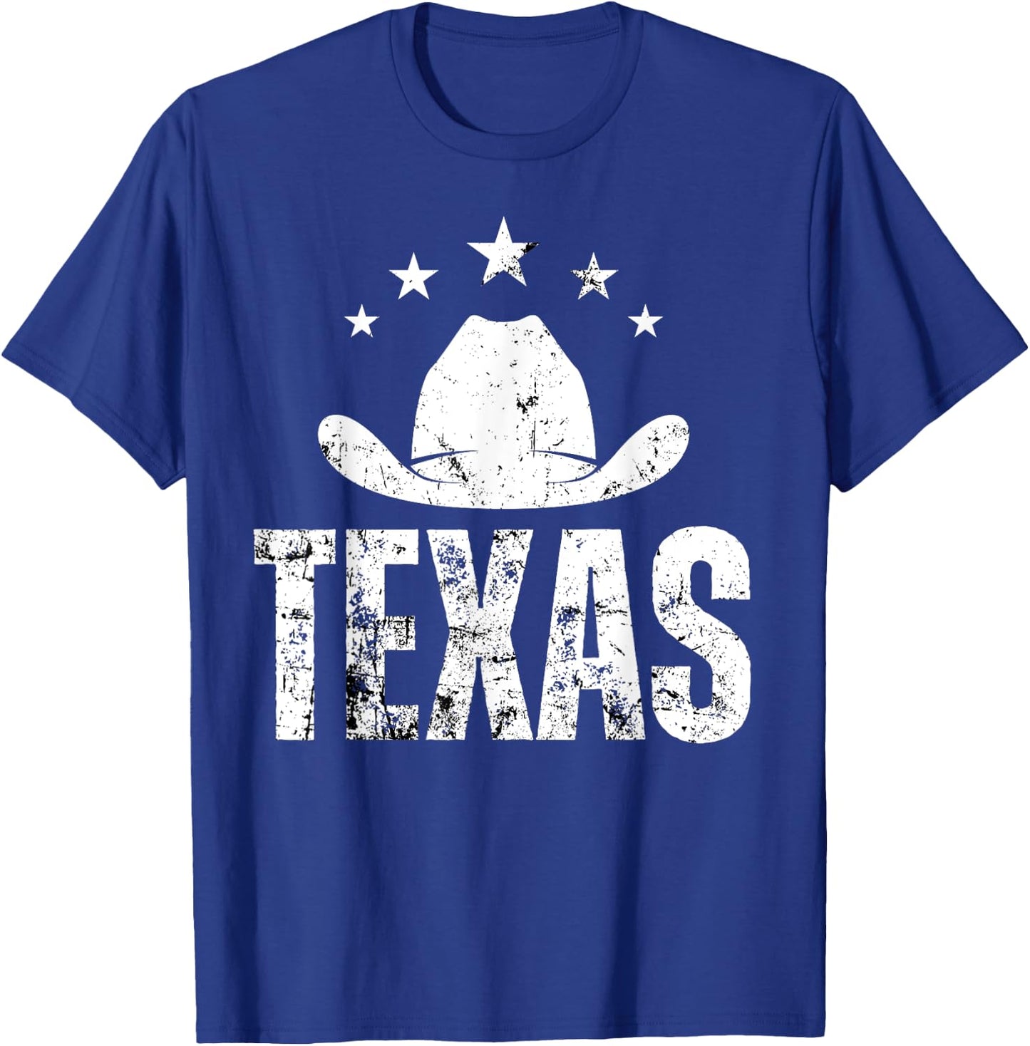 Vintage Texas Cowboys Western Souvenir T-Shirt - T-Shirt | Royal