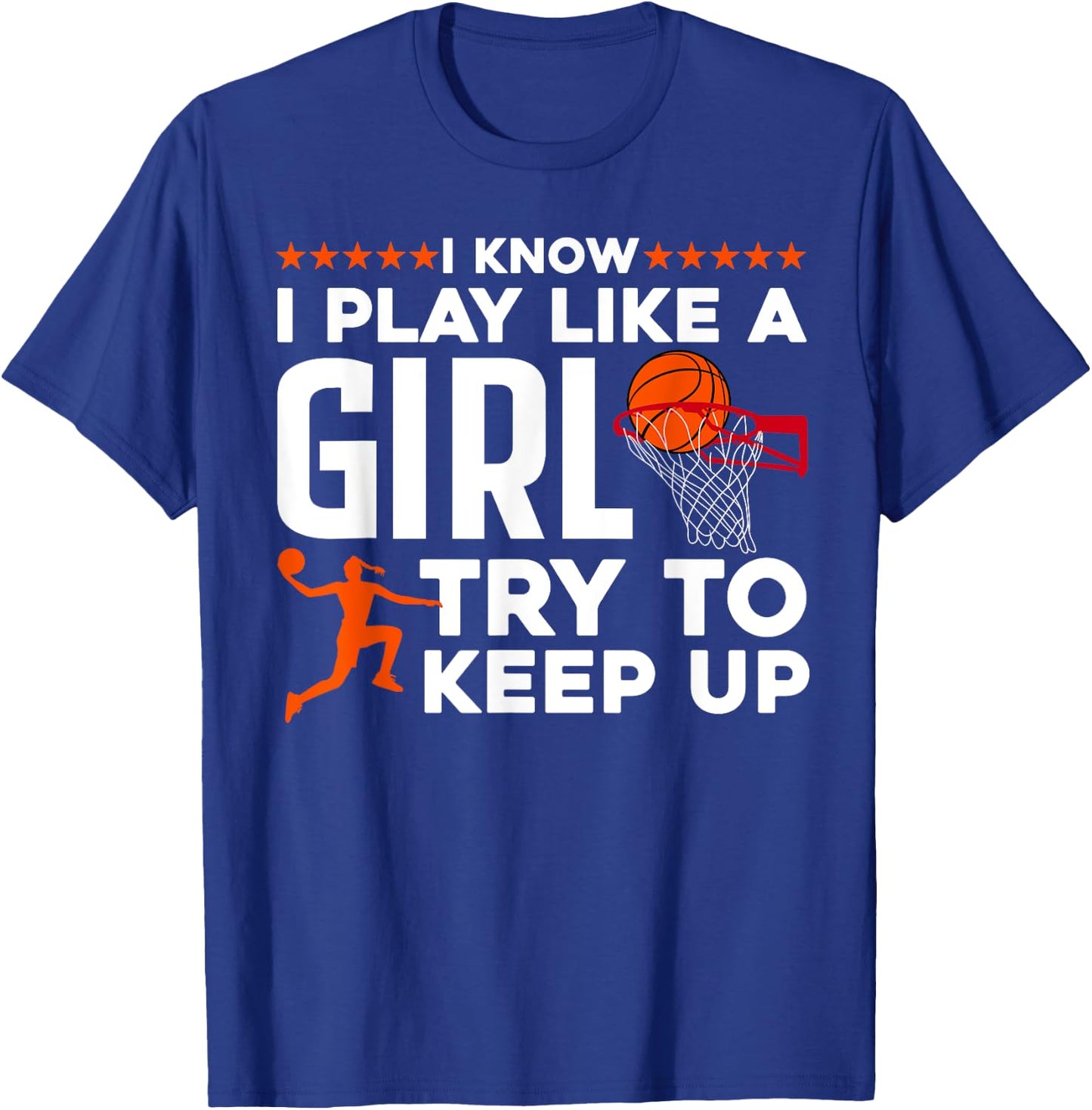 Cool Basketball For Girl Women College Basketball Team Coach T-Shirt - T-Shirt | Royal