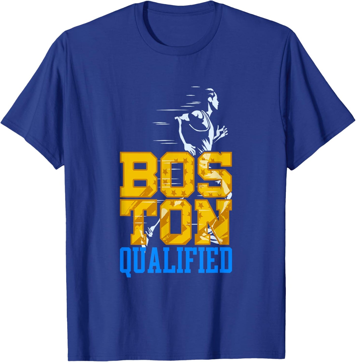 Boston Qualified Annual Marathon Training T-Shirt - T-Shirt | Royal